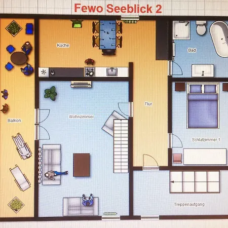 شقة Am Mueritz Seeufer *